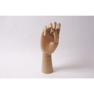 Right Hand Jointed Wooden Manikin 12" Art Object Reference Tool ~ 260219-WH 1002